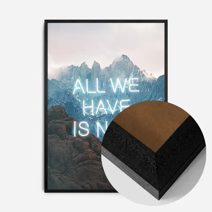 21x30cm | 8¼ x 11¾in / Black Wood Frame