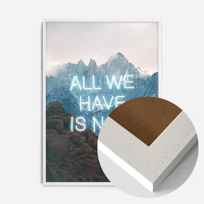 21x30cm | 8¼ x 11¾in / White Wood Frame