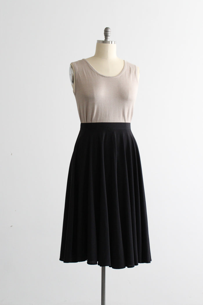 almond silk knit tank