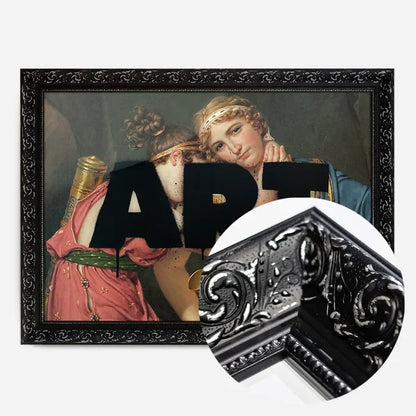 21x30cm | 8¼ x 11¾in / Black Ornate Frame