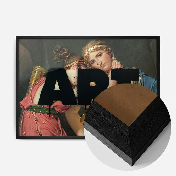 21x30cm | 8¼ x 11¾in / Black Wood Frame