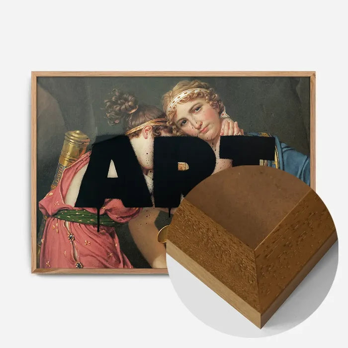 21x30cm | 8¼ x 11¾in / Oak Wood Frame