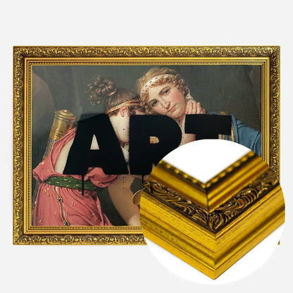 21x30cm | 8¼ x 11¾in / Gold Ornate Frame