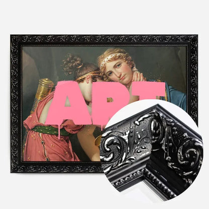 21x30cm | 8¼ x 11¾in / Black Ornate Frame
