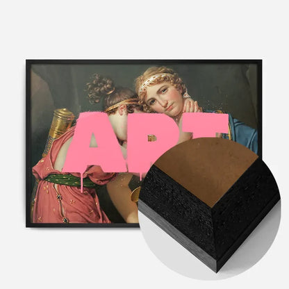 21x30cm | 8¼ x 11¾in / Black Wood Frame
