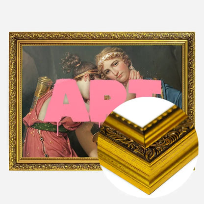21x30cm | 8¼ x 11¾in / Gold Ornate Frame