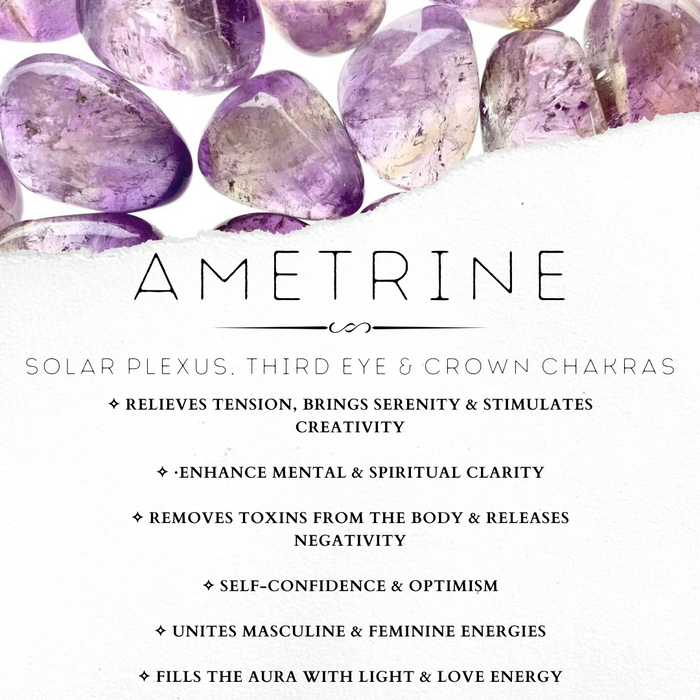 Ametrine 6 mm - The Bead N Crystal & Enclave Gems