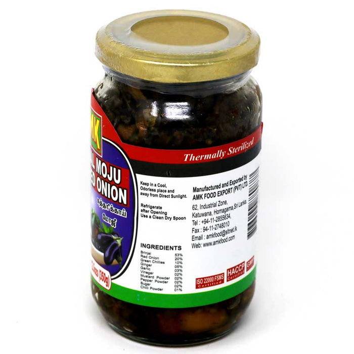 AMK Brinjal Moju with Red Onion 350g Ingredients