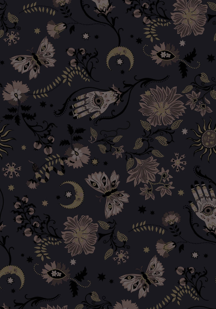 Angela Folk Print Button Down Smock Mini Dress