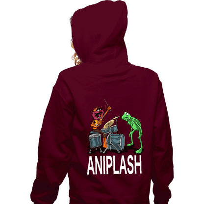 Zippered Hoodies, Unisex / Small / Maroon