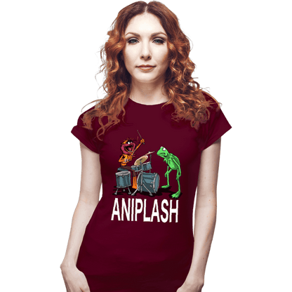 Fitted Shirts, Woman / Small / Maroon