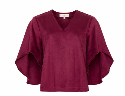 Anna Cate Nina Suede Top
