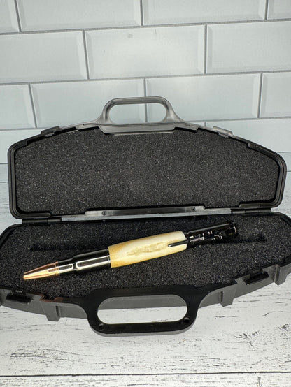 Antler Bolt Action Pen & Case