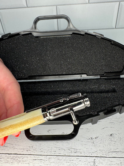 Antler Bolt Action Pen & Case