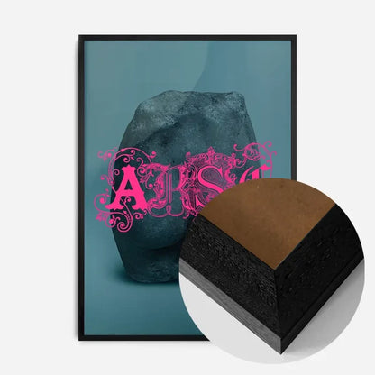 21x30cm | 8¼ x 11¾in / Black Wood Frame