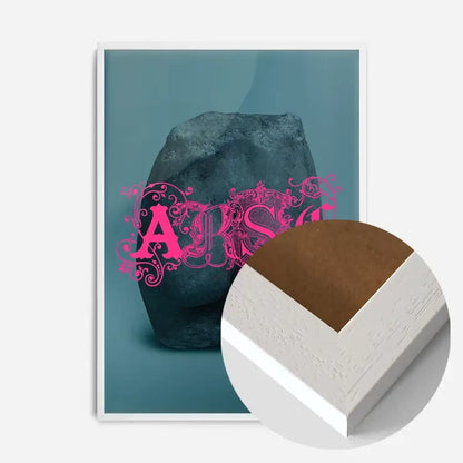 21x30cm | 8¼ x 11¾in / White Wood Frame