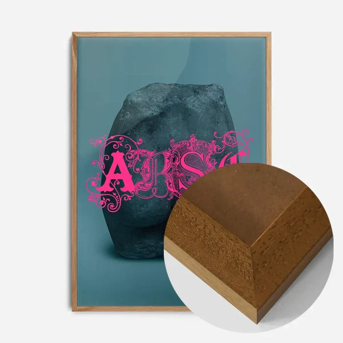 21x30cm | 8¼ x 11¾in / Oak Wood Frame