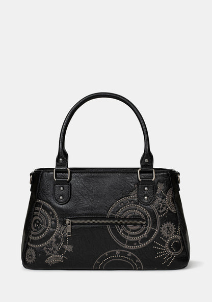 Asterielle Embroidered Rivet Handbag