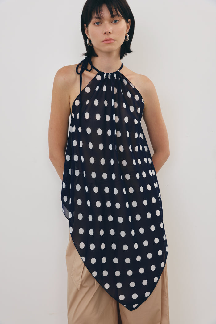 Asymmetric Polka Top