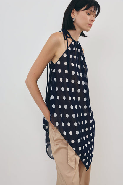 Asymmetric Polka Top