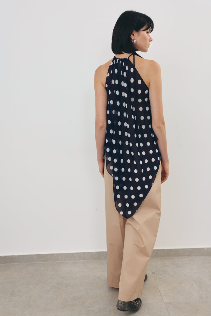 Asymmetric Polka Top