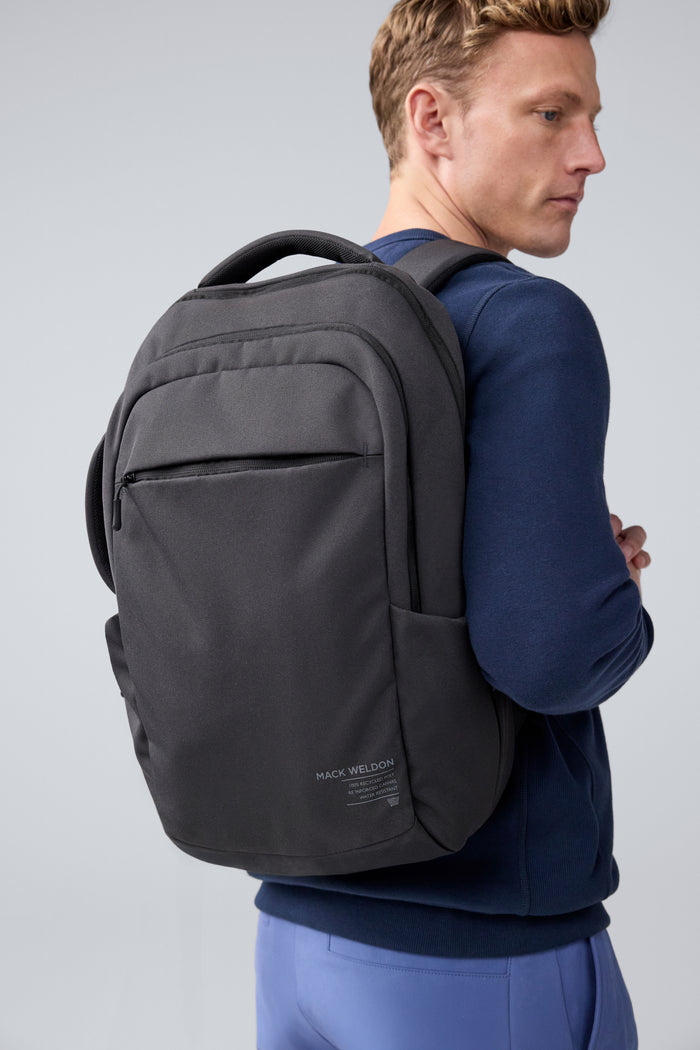 Back view of man wearing Atlas Everyday Backpack