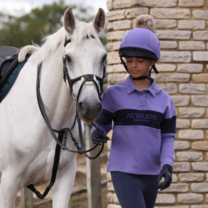 Aubrion Equestrian Button Sweatshirt -Young Rider