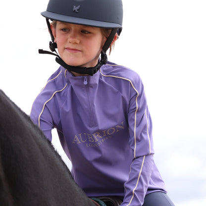 Aubrion Equestrian Long Sleeve Base Layer -Young Rider