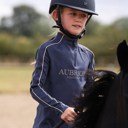 Aubrion Equestrian Long Sleeve Base Layer -Young Rider
