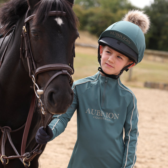 Aubrion Equestrian Long Sleeve Base Layer -Young Rider