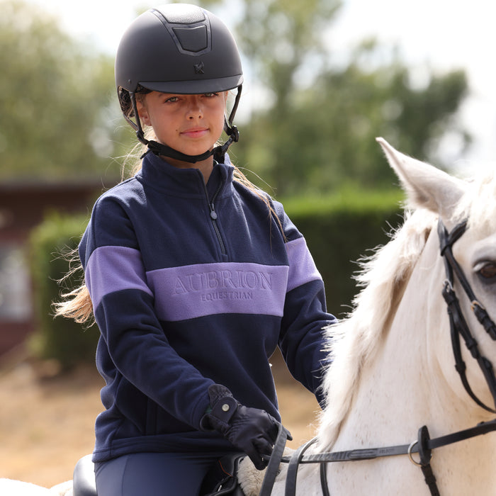 Aubrion Equestrian Quarter Zip Fleece -Young Rider
