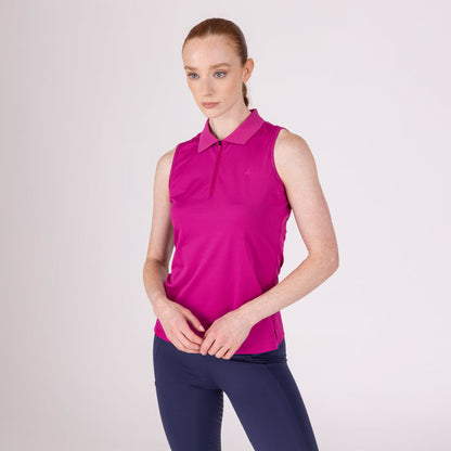 Aubrion React Sleeveless Tech Polo