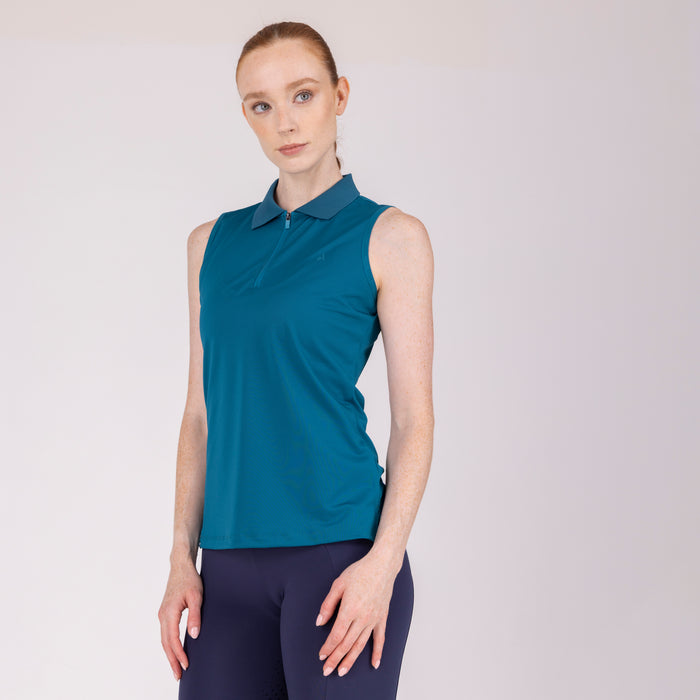 Aubrion React Sleeveless Tech Polo