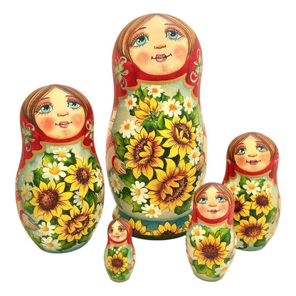 Authentic Russian Dolls Set of 5 BuyRussianGifts Store