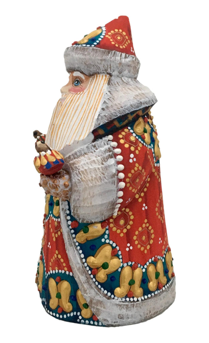 Wooden handcrafted Santa