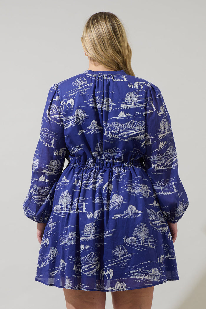 Avon Town Viany Shift Mini Dress Curve