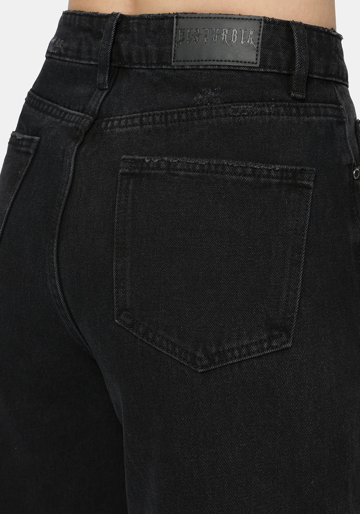 Ayr Broderie Straight Leg Denim Jean