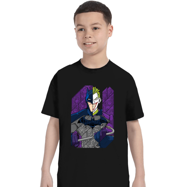 Secret_Shirts T-Shirts, Youth / XS / Black Batman Joker