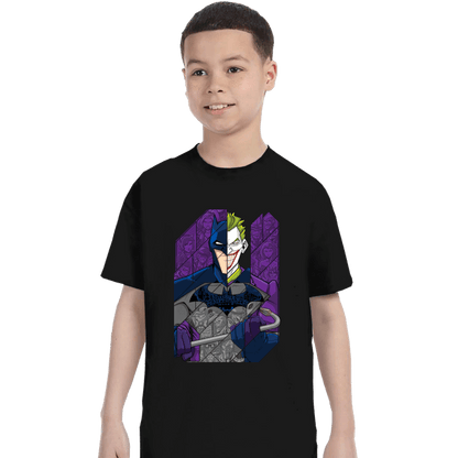 Secret_Shirts T-Shirts, Youth / XS / Black Batman Joker