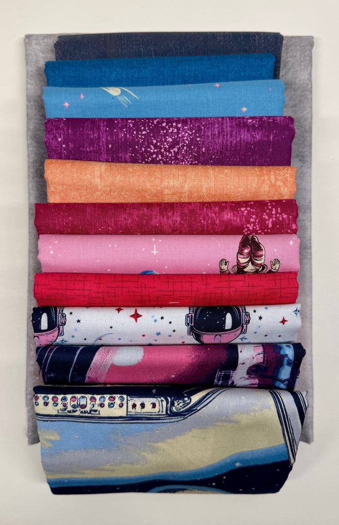 Beyond the Horizon Pink Panel Kit - Tutti Frutti Pattern - 68-1/2"x90", quilting fabric by GE Designs