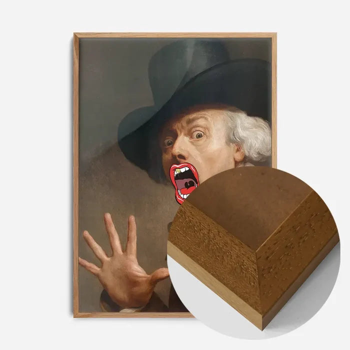 21x30cm | 8¼ x 11¾in / Oak Wood Frame