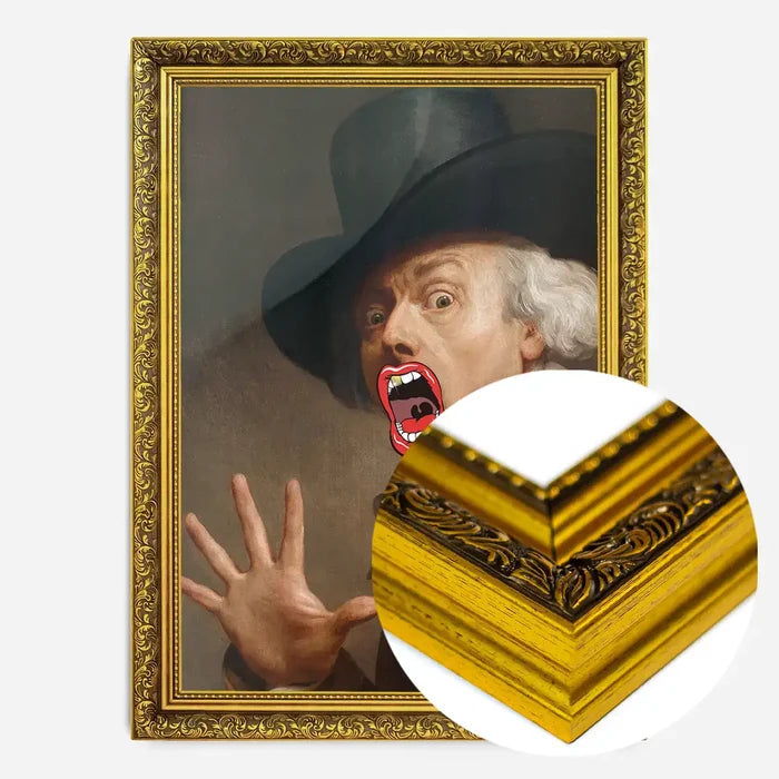 21x30cm | 8¼ x 11¾in / Gold Ornate Frame