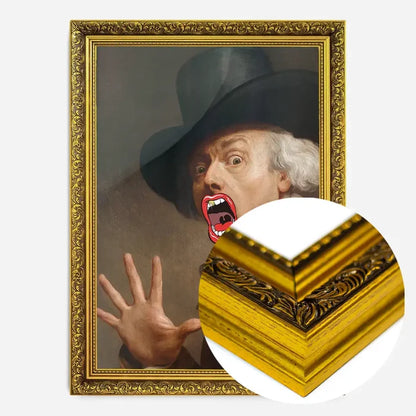 21x30cm | 8¼ x 11¾in / Gold Ornate Frame