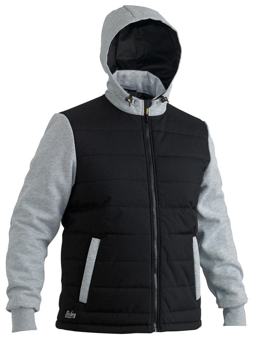 Bisley Flex & Move Contrast Puffer Fleece Hooded BJ6944