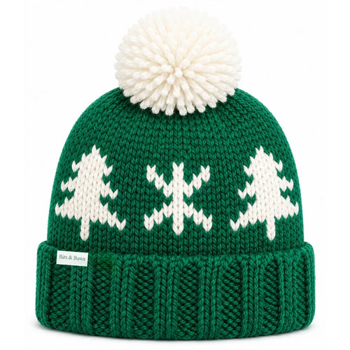 Bits & Bows Bobble Hat in Evergreen
