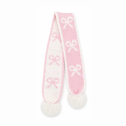 Bits & Bows Scarf in Pink Bows