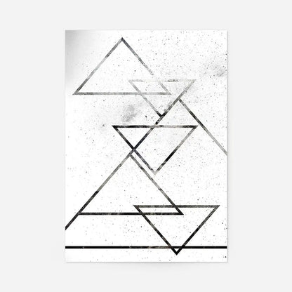 Black Triangles Print