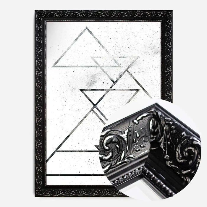 21x30cm | 8¼ x 11¾in / Black Ornate Frame