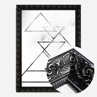 21x30cm | 8¼ x 11¾in / Black Ornate Frame