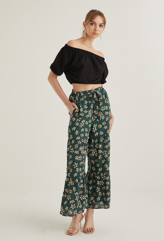 Blooming Petals Palazzo Pants